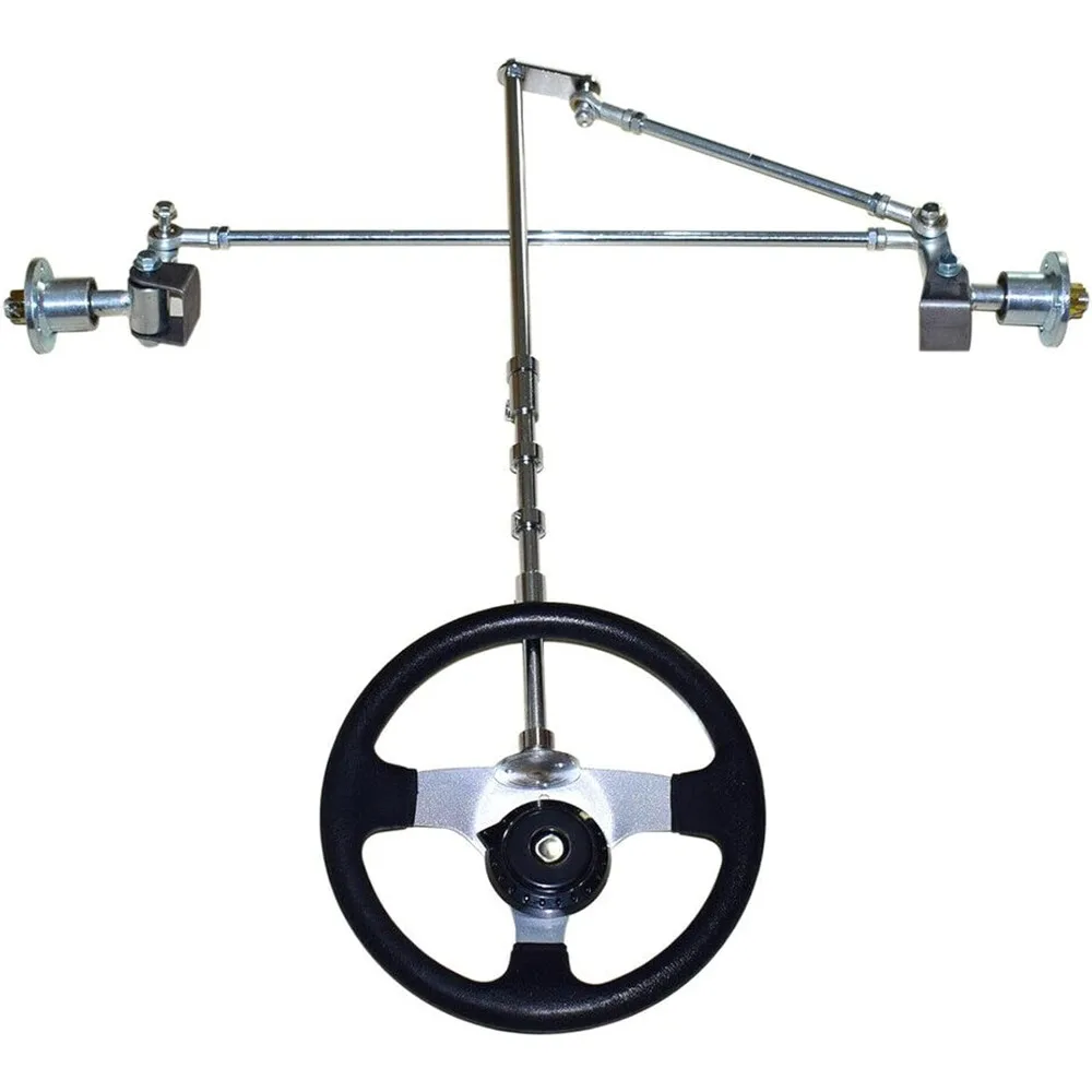 

Go Kart Steering Wheel Kit Steering Wheel Assembly Front Steering Assy Tie Rod Wheels Go Kart Drift Ball Joint GoKart Steering