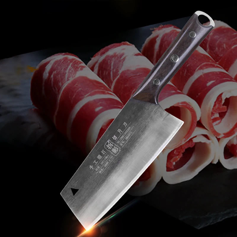 

Slicing Knife Stainless Steel Blade Handmade Chefs Cleaver Mulberry Sang Knife For Cutting Vegetable Meat Fish Special Cutters