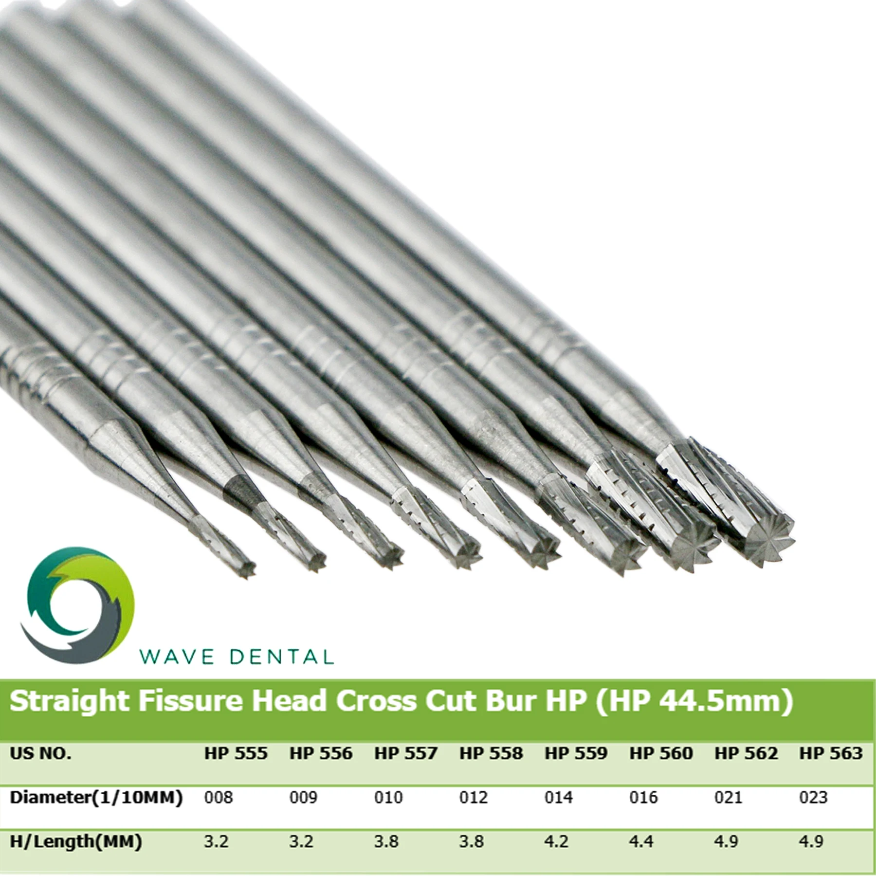 Wave Dental Surgical Bur HP  555 556 557 558 559 560 561 562 563Tungsten Carbide Fit For Straight Handpiece