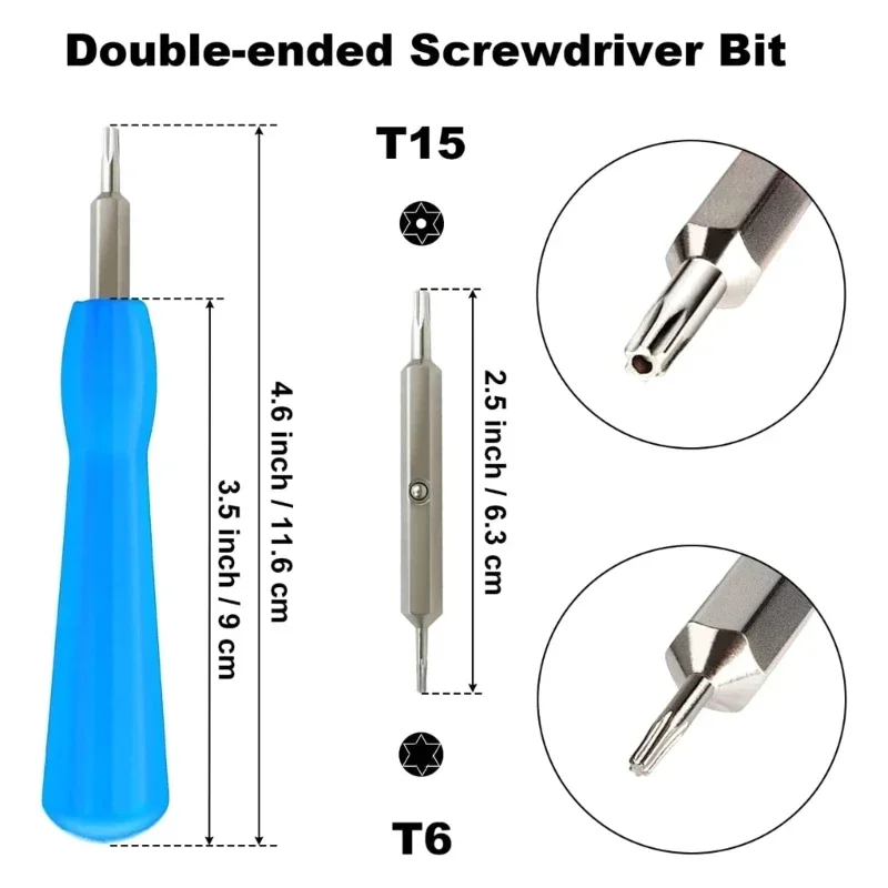 

Ring Doorbell Screws Disassembly Screwdriver Replacement Security Screws Compatible with Video Anti-theft Doorbell Hardware