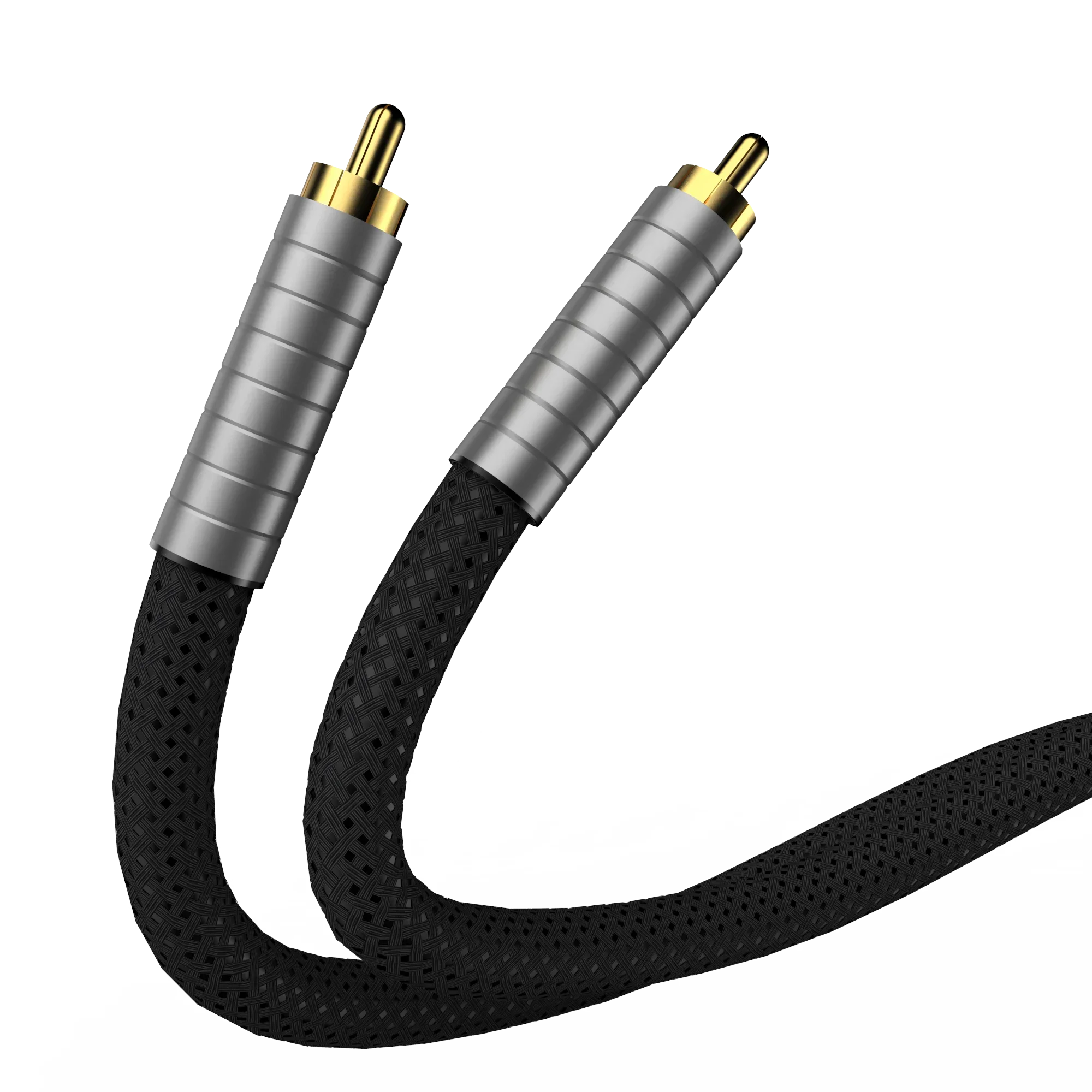 Audiocrast DG01AG pure silver coaxial audio cable 75 Ω subwoofer output SPDIF digital decoding TV power amplifier 75ohm