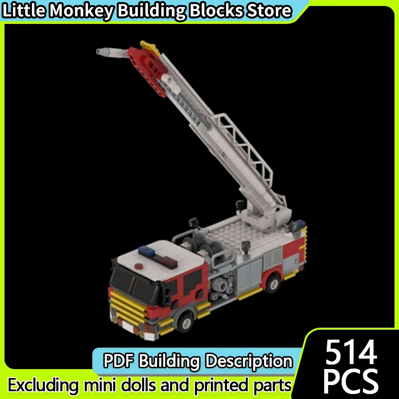 

Конструктор MOC: Городские спасательные машины (метро, пожарная машина) – Модульная технология, развивающая игрушка для детей, подарок на праздники, набор для сборки