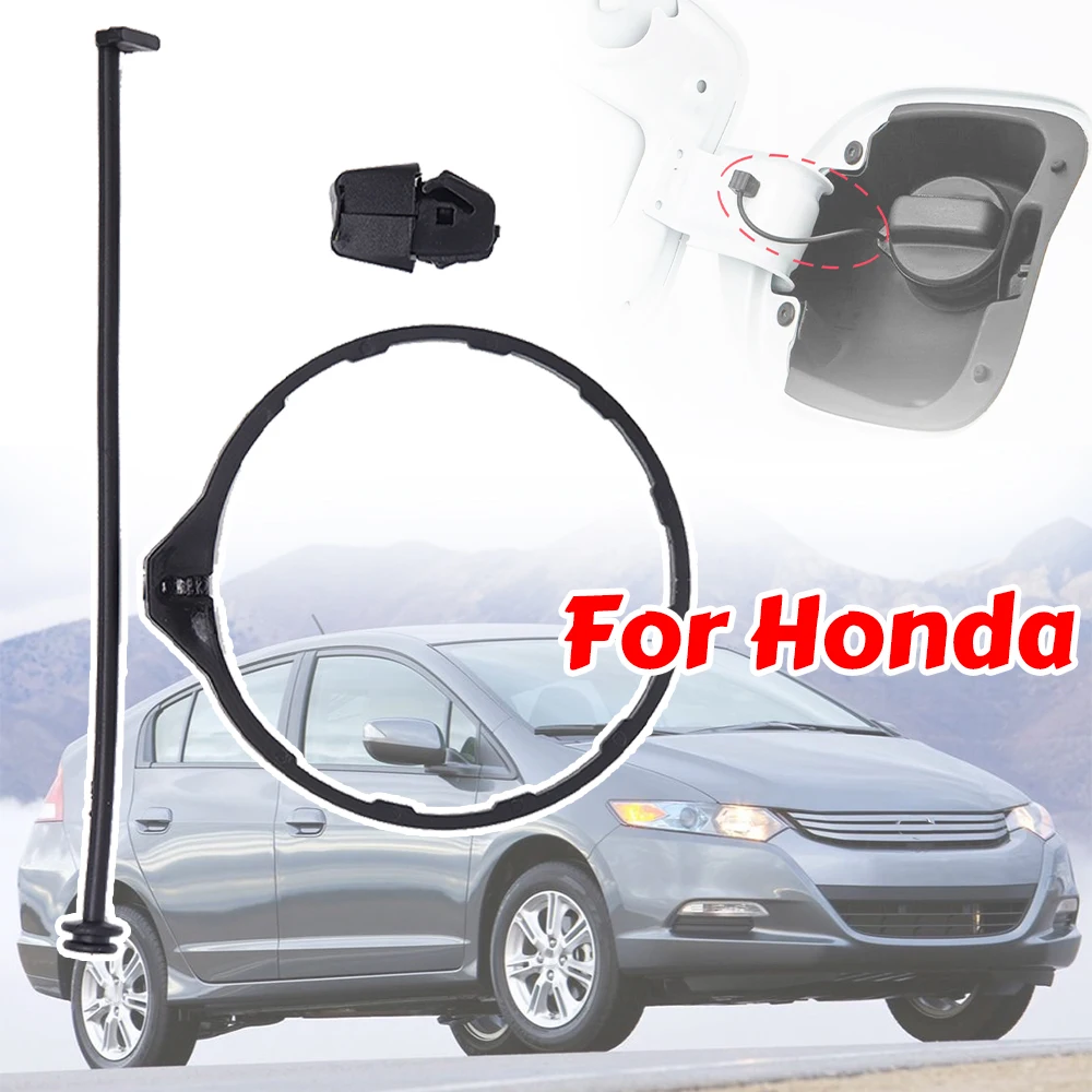 

Car Fuel Tank Petrol Cap Filler Cord Tether Rope Ring Strap Band Clip Rivet Accessories For Honda Insight ZE2 ZE3 Odyssey Pilot