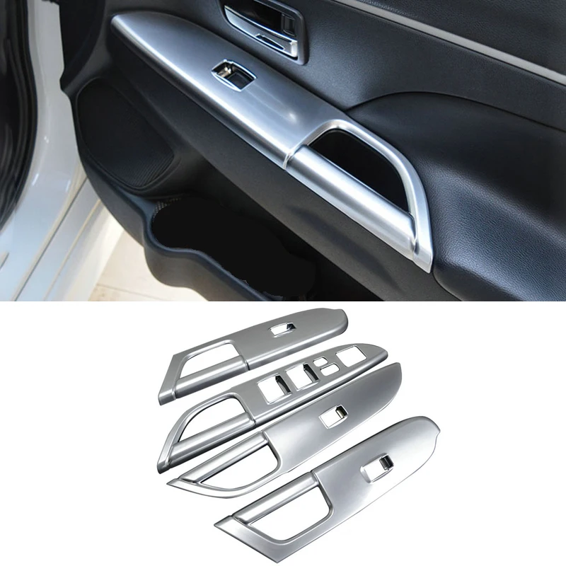 Car Window Controller Door Hand Cover Decoration For Mitsubishi ASX 2013 2016 2020 2019 2018 2021 2022 Accessories Trim