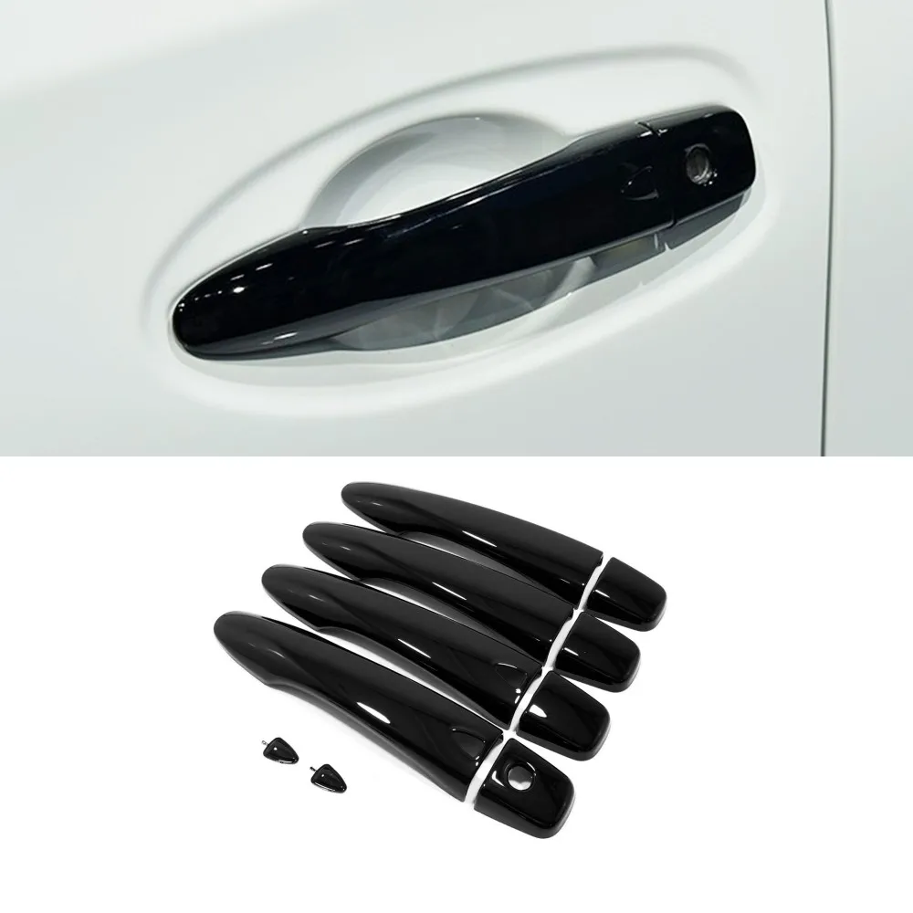 

ABS Carbon/black For Nissan X-Trail XTrail T32 Rogue 2014-2020 Car Side Door Handle Cover Trim With SMART Keyhole accessories