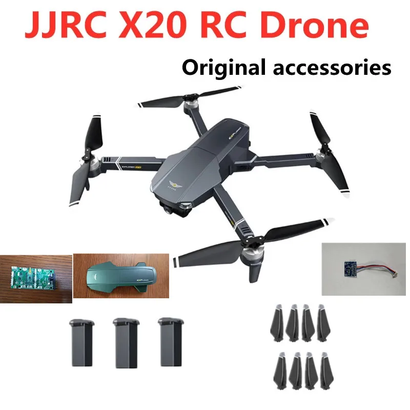 JJRC X20  Drone Original Accessories 11.1 V 3000mAh Battery Propeller Maple Leaf Spare Parts For  X20 Drone  X20 Drones