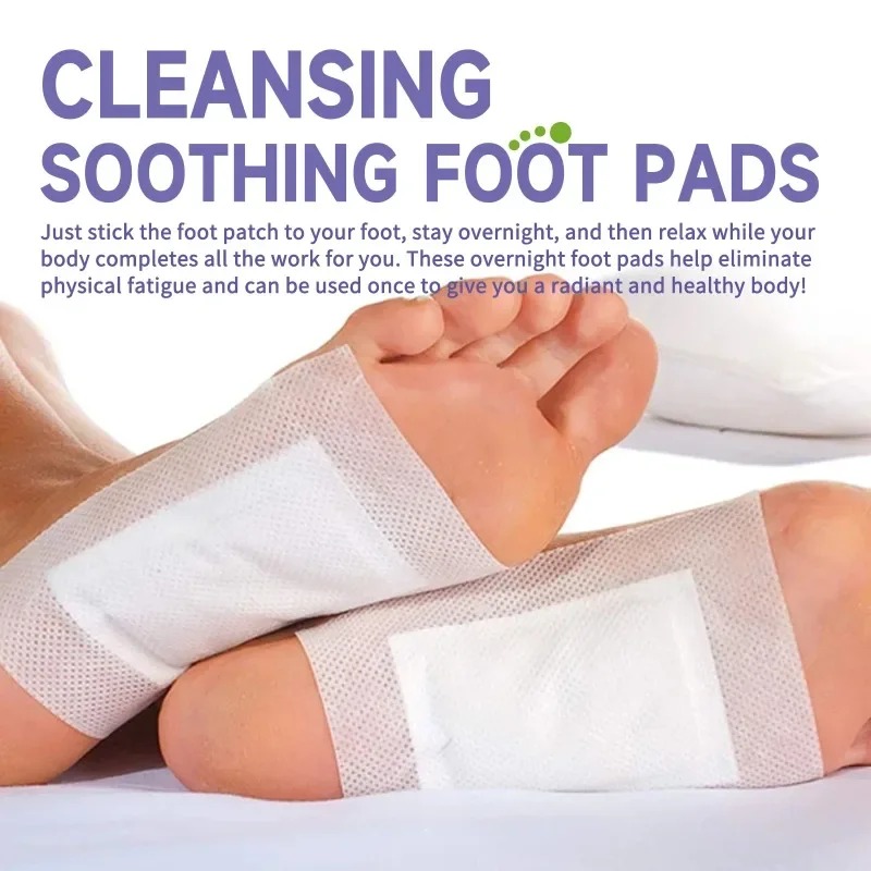 Deep Cleansing Foot Patch Help Sleep Relieve Fatigue Stress Relax Body Improve Insomnia Detox Feet Massage Care Adhersive Pad