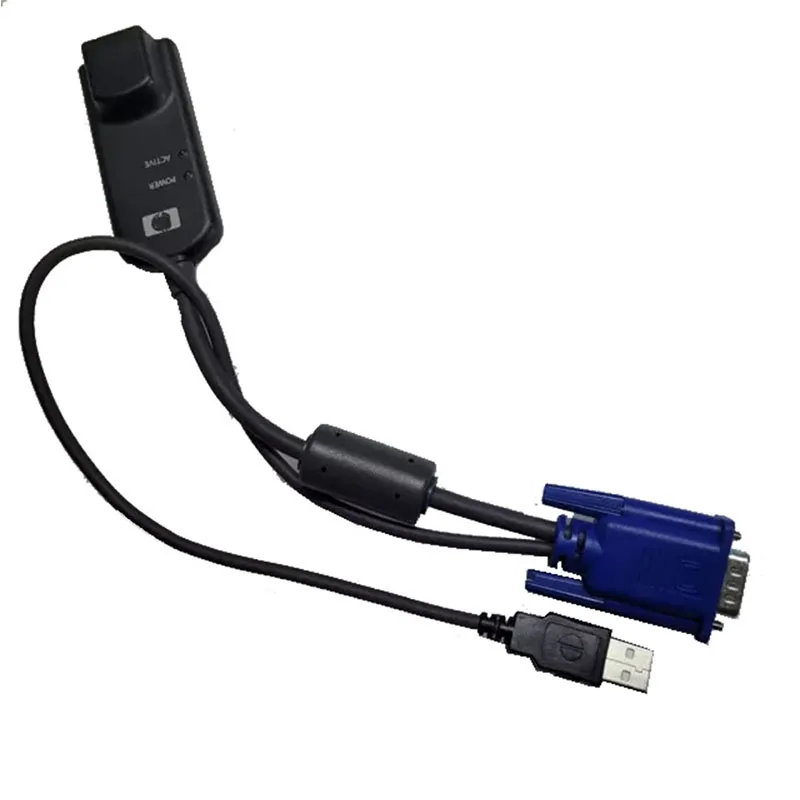 

Новый USB-кабель-адаптер интерфейса для HP KVM AF603A 410532-001 520-431-508 VGA USB-кабель