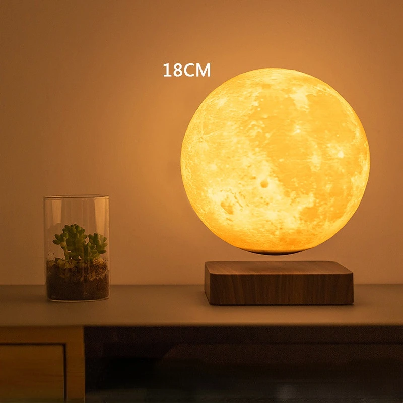 Magnetic Levitation Moon Lamp Romantic Light Suspension 3D Moon Lamp Home Magnetic Levitation Night Light Ornament