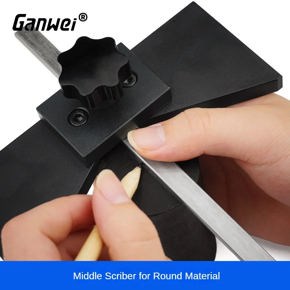 Ganwei Center Scriber for For Round Cylinder Center Line Tools Woodworking Tools