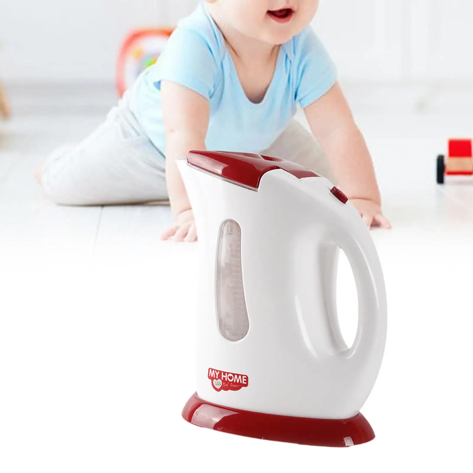 Electric Tea Kettle Toy Built in Light and Music Early Educational Children