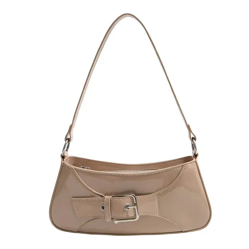 Minimalist Chic Fashion Women'S Diaper Bag Elegant Crossbody Large Capacity Vintage Leather Luxury Designer Commuter Bag Simple
