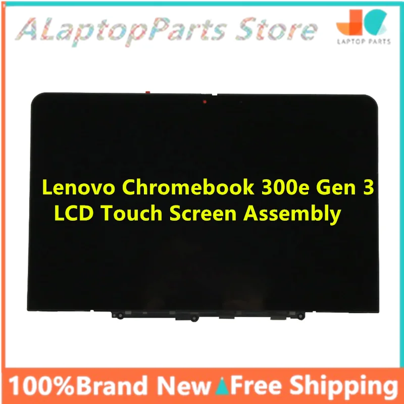 

5D11C95890 New 11.6" HD for Lenovo Chromebook 300e Gen 3 LCD Screen Touch Assembly w/Bezel Board G-sensor EMR