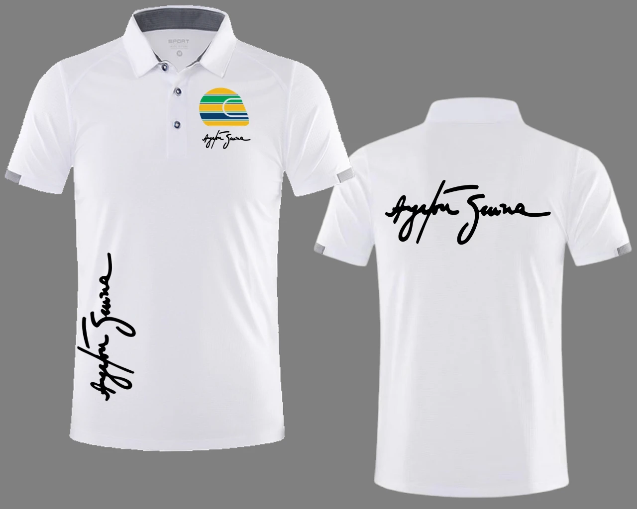 camisa-polo-esportiva-ayrton-senna-hall-of-fame-secagem-rapida-respiravel-com-gola-para-golfe-empresas-e-grupos