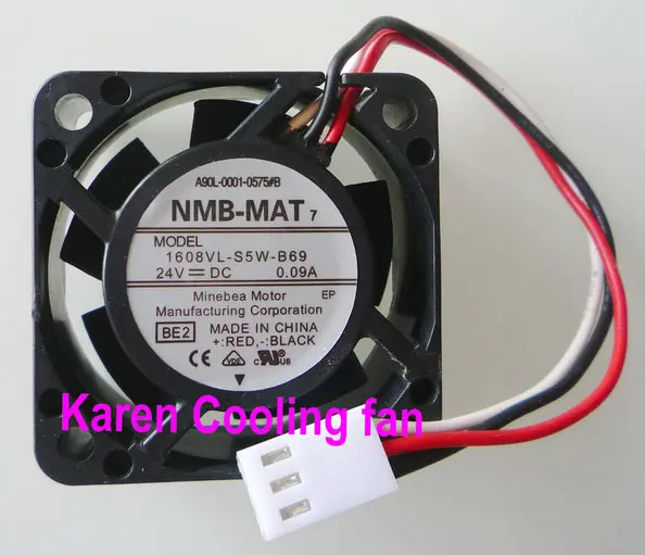 NMB 1608VL-S5W-B69 4020 24v 0.09a 3wire waterproof inverter fan