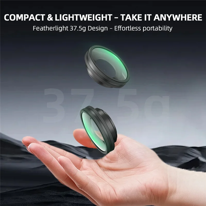 【ABUP】عدسة واسعة الزاوية لمرشح Action 5Pro لعدسة Action5pro الخارجية ذات الزاوية الواسعة لتوسيع زاوية العرض