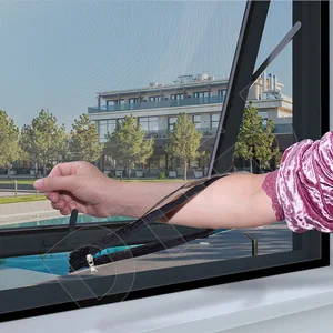 Dtgj-tara aus dem Reißverschlussfenster, Netto-Mücken, Mesh Black Tüll, unsichtbarer Glasfaser, Anti-Moskito-Highlights, benutzerdefinierte Größe 6 Hauptverkäufe digitale Antennenfischskala - №3