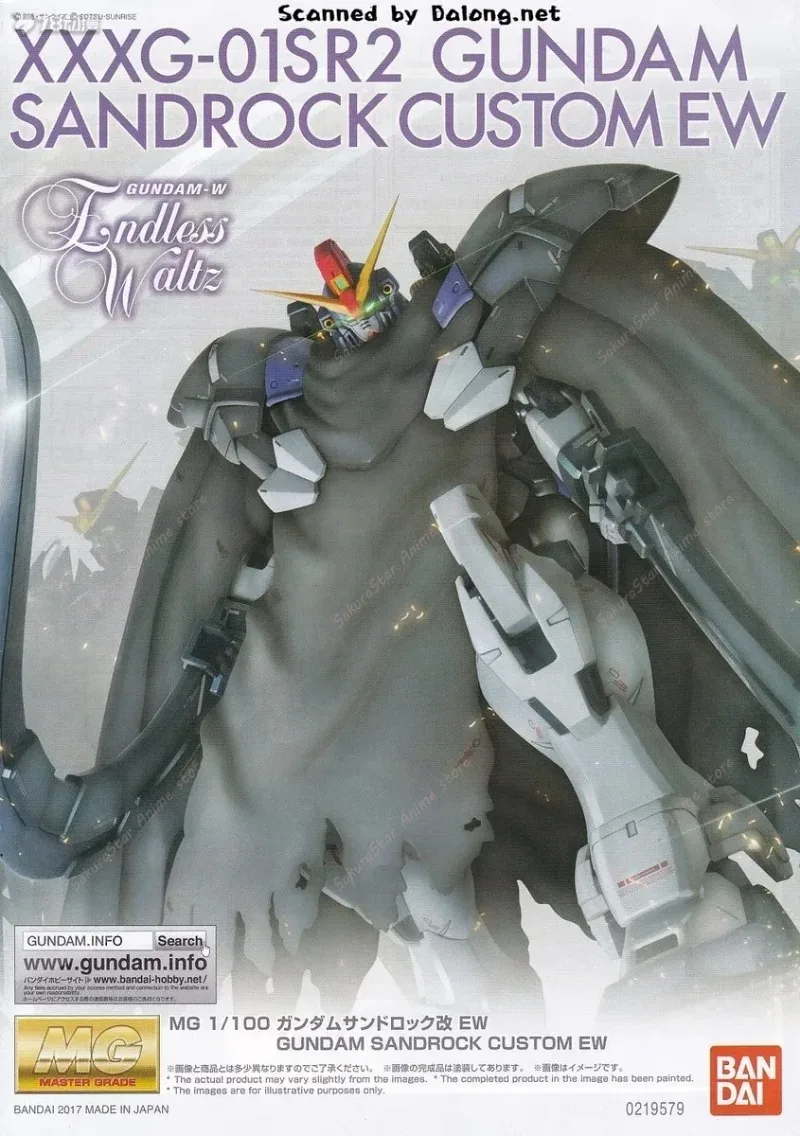 

【In Stock】Bandai Original MG 1/100 XXXG-01SR2 Gundam Sandrock Custom EW Assembly Model Kit Anime Collectible Toy Gift