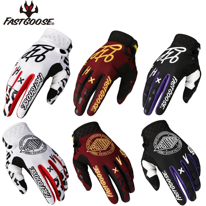 Touch Screen Racing gloves Motocross Bike Gloves MTB Mountain Moto Motorcycle Cycling Bicycle Gloves Sport New Full Finger