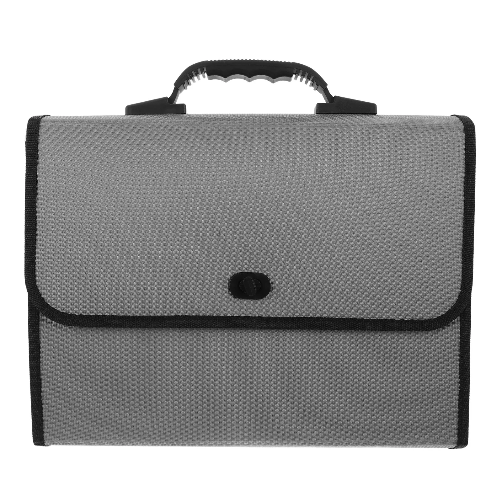 

Accordion File Organizer Expanding Plastic File Folder Portable 26-Pocket A4 Document Case Briefcase Handle Office School