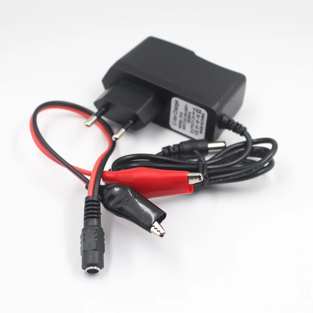 7.2V 1A Lead Acid Sạc Cho Ô Tô Xe Máy Xe Scooter 6V Lead Acid 7.4V 7.2V 1000MAh DC 5.5Mm * 2.1Mm