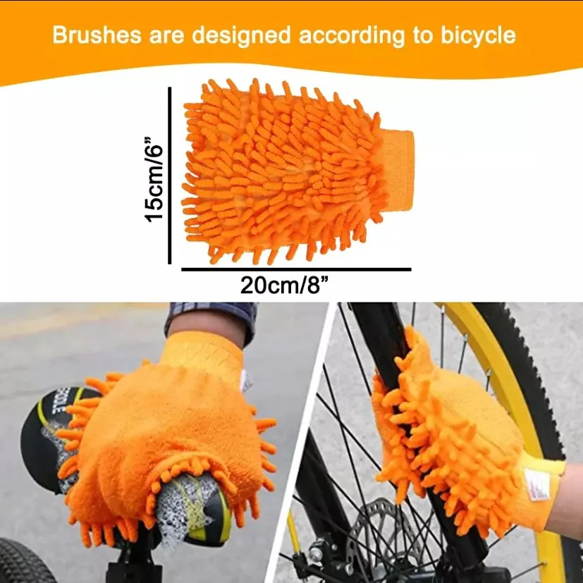 Chain Cleaner Cleaning Bicycle Chain Brush Wash Tool Set MTB Road Bike Protection Oil Chain Gear Grunge Brush for Mountain Bike