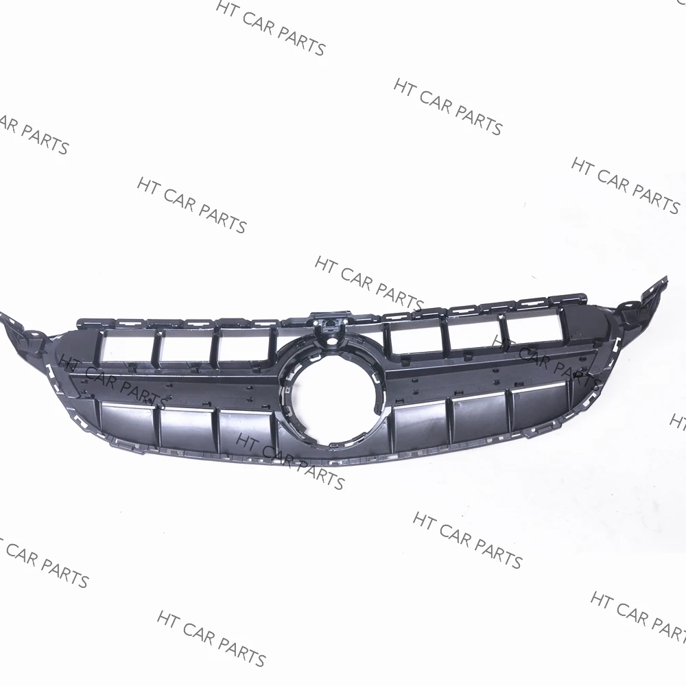 1pcs Black E63 Style Front Grill Grille For Mercedes Benz C Class W205 AMG 2014-2018 2014 2015 2016 2017 2018 Sport