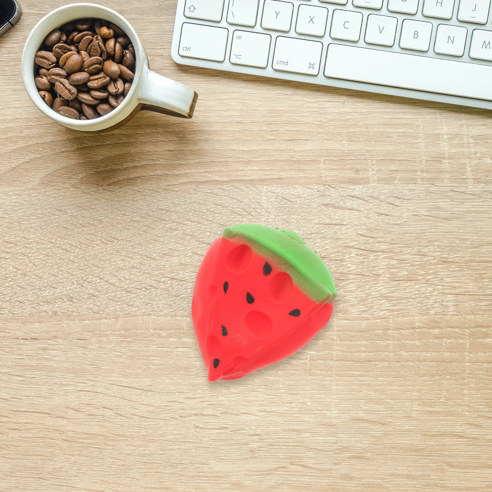 Realistische Watermeloen Squishy Stressbal Zachte Trage Rebound Zintuiglijke Fidget Speelbal Klas Partij Gunst voor Kinderen Volwassenen