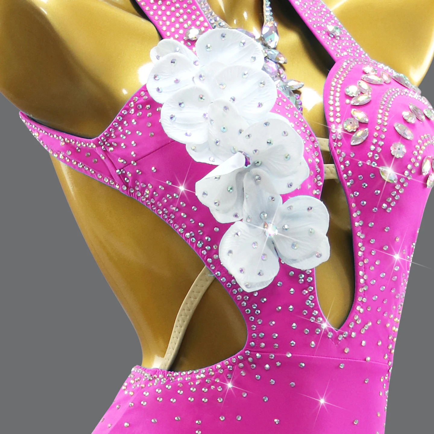 Robe femme femmes vêtements latino-américains concours de danse fille Costume de bal 2025 fête scène sport Dancewear Performance Costume