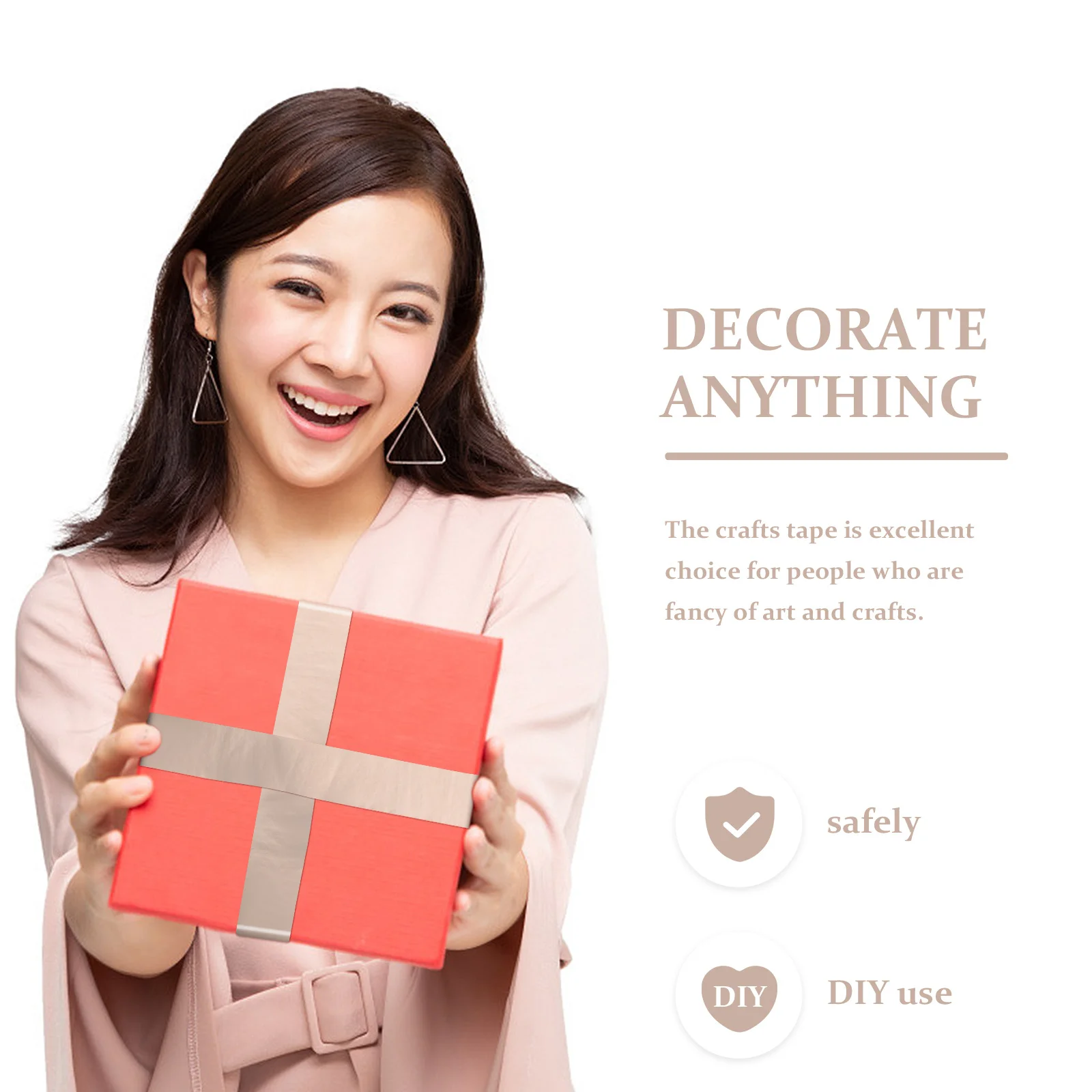 3-rollen decoratieve Washi Tape Hand Account Craft lijm voor DIY Scrapbook Journal decoratie esthetische stickerrol dunne ambacht