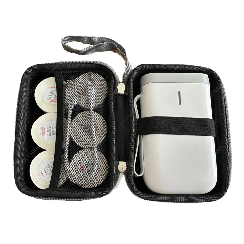 For NiiMbot D110 D11 D101 Storage Bag Label Thermal Printer Protective Case Wireless Label Printer Storage Bag EVA Hard Bag