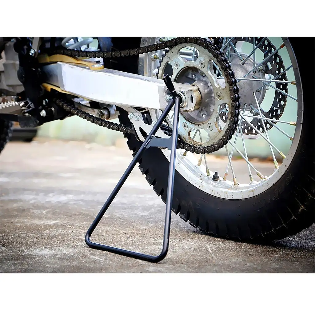 Universal Triangle Kickstand Heavy Duty Steel Side Stand for Motorcycles Accessories Small Bike 125cc Dirtbike view 5