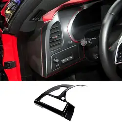For Chevrolet Corvette C7 2014-19 ABS Car driving position Side Air Conditioning Vent Outlet Cover Trim Stickers Car Accessories