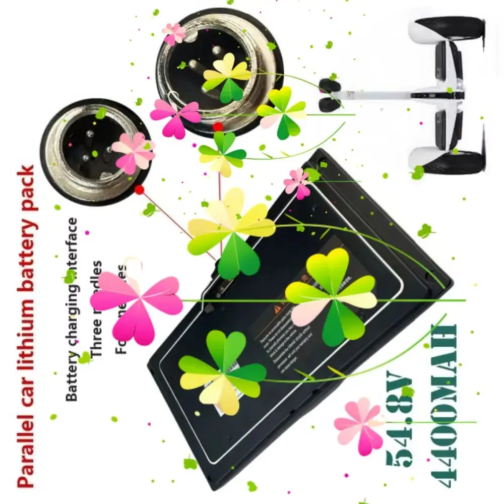 

4400mAh 3pin/4pin battery Suitable for Ninebot Mini PRO 54V-63V electric scooter balance car battery pack BMS connection APP