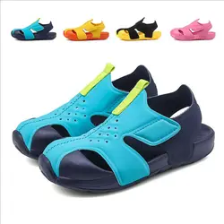 Sandals Kids Outdoor Beach Water Shoes Summer Boys Non-slip Outdoor Sneakers Soft Sole Hook Aqua Sport Sandals for Girls