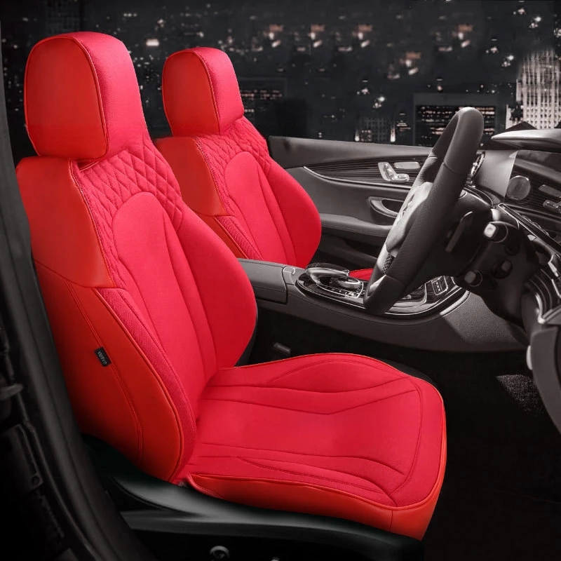 Suitable for the general public's five-seater vehicles, all-season universal small car seat cushions, full coverage.