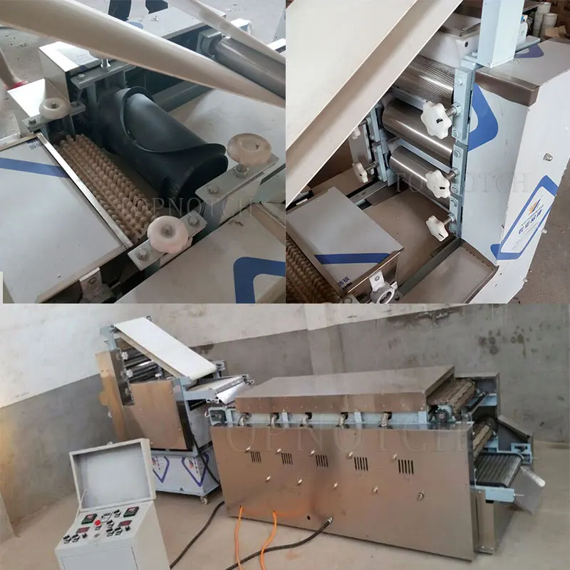 Lembar Pembungkus Kulit Adonan Pangsit Otomatis Roti Pita Arab Mesin Pembuat Pancake Roti Chapati Dasar Pizza