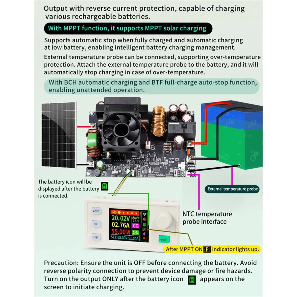 Can buy XY6550S CNC DC Adjustable Voltage Regulated Power Supply Constant Voltage Constant Current Module 50A 3250W DC12-140V