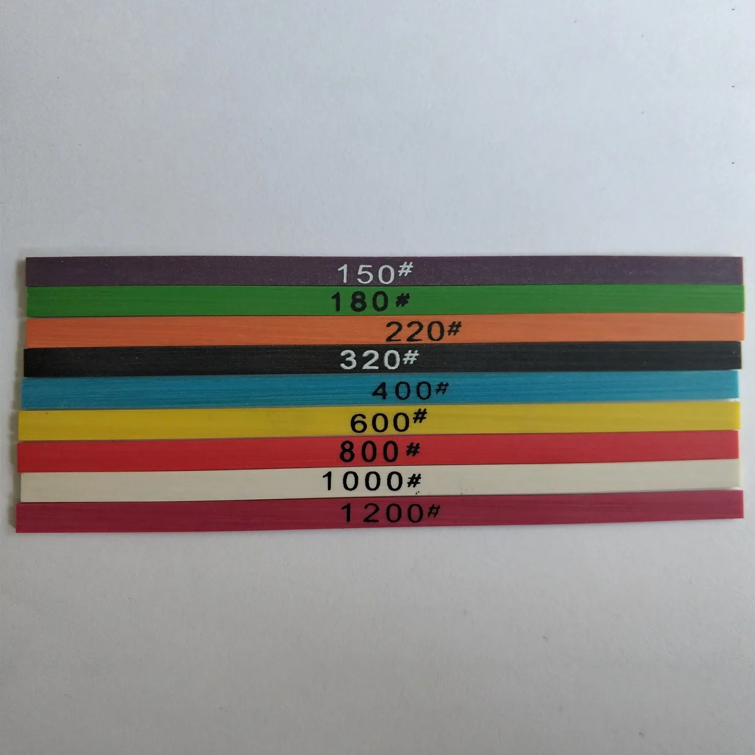 SEWS-9 Pieces 100 X 4 X 1Mm Fiber Whetstone Super Whetstone For Mold Polishing + 1 Piece Clamp Bracket