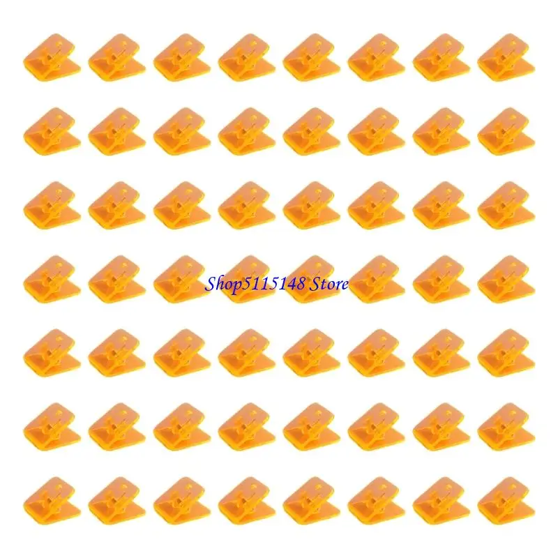 F3MA 100pcs Clear Paper Clamp Clamp Square Paper Paper Clip Clip File Clip for Office