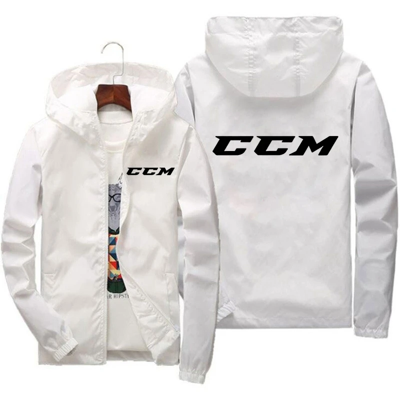 CCM Summer Skin Coats Men Ultra Light UV Sun Protection Big Size Hooded Windbreaker Jacket Men Striped Casual Outwear 6XL 7XL