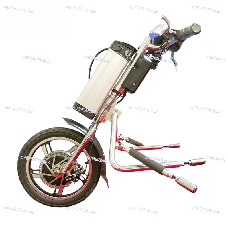 Cheap Hot Selling Wheelchair Trailer Sports Wheelchair Handbike 36V 350W Wheelchair Conversion Kit view 3