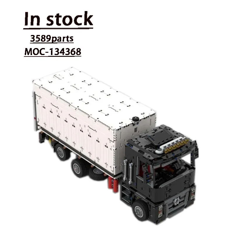 

MOC-134368 Magnum Solo with Lift City Transport Truck Assembly Stitching Block Model 3589 Parts Kids Birthday Building Block Toy