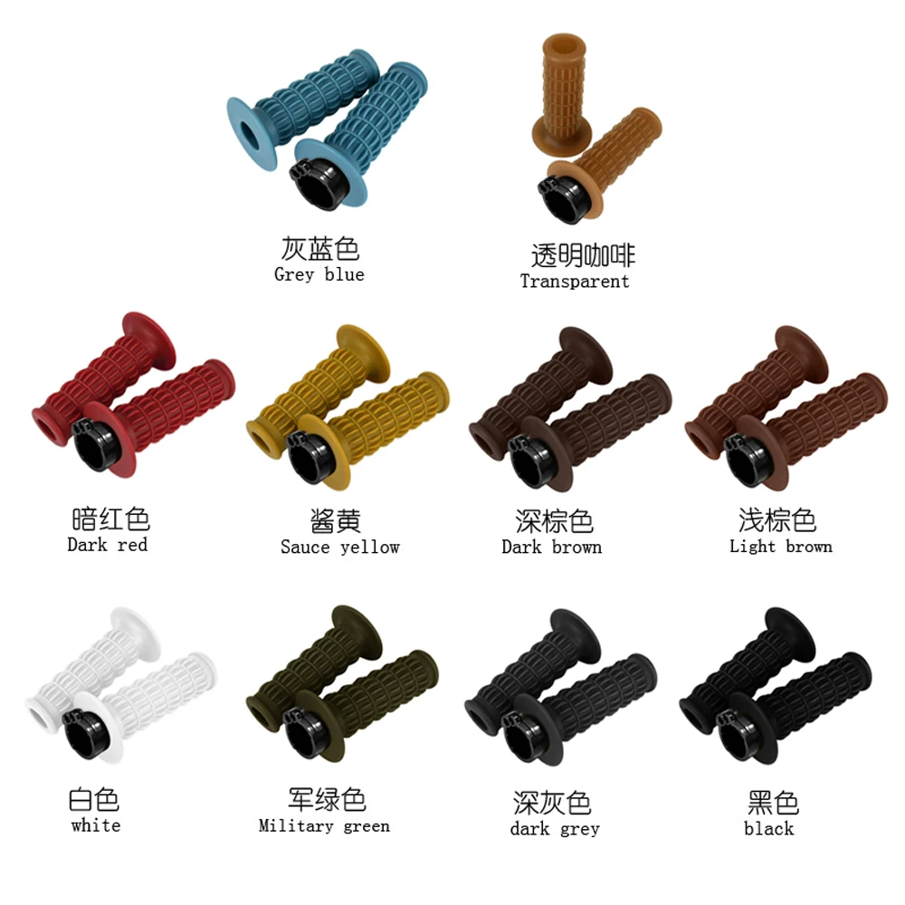 Applicable to Longjia V Ka Ranger Prince Harley retro modified TPU handle rubber sleeve throttle handle sleeve 25/28