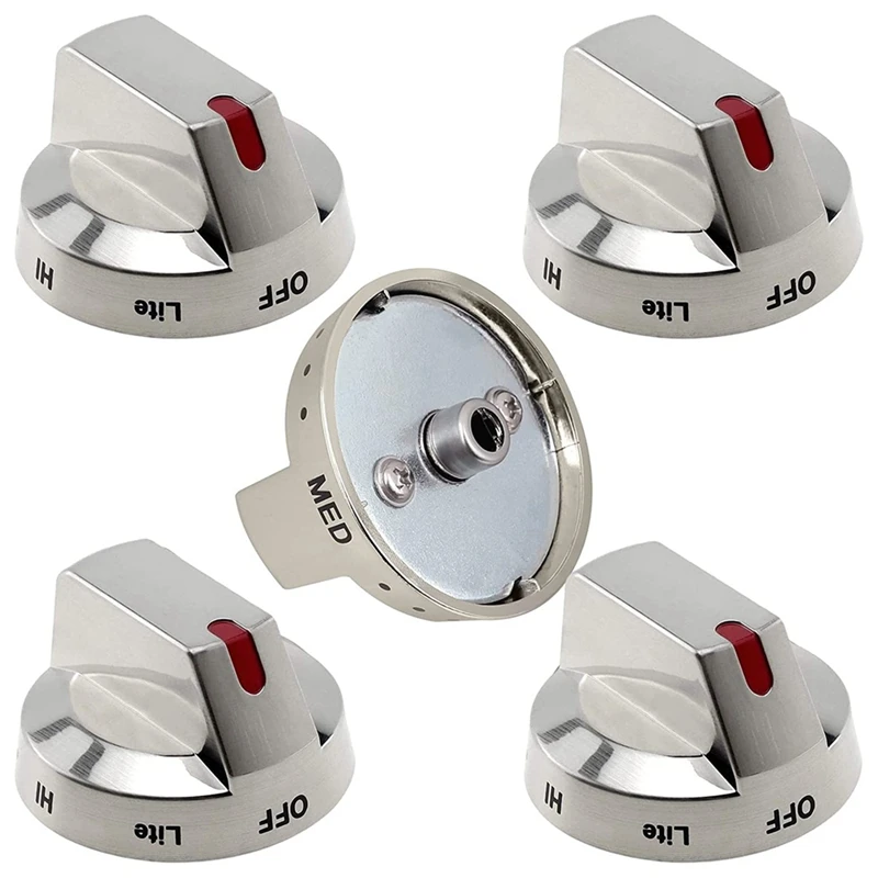 DG64-00473A Top Burner Dial Knobs For Samsung Range Oven Gas Range Replacement NX58F5700WS NX58H5600SS NX58H5650WS