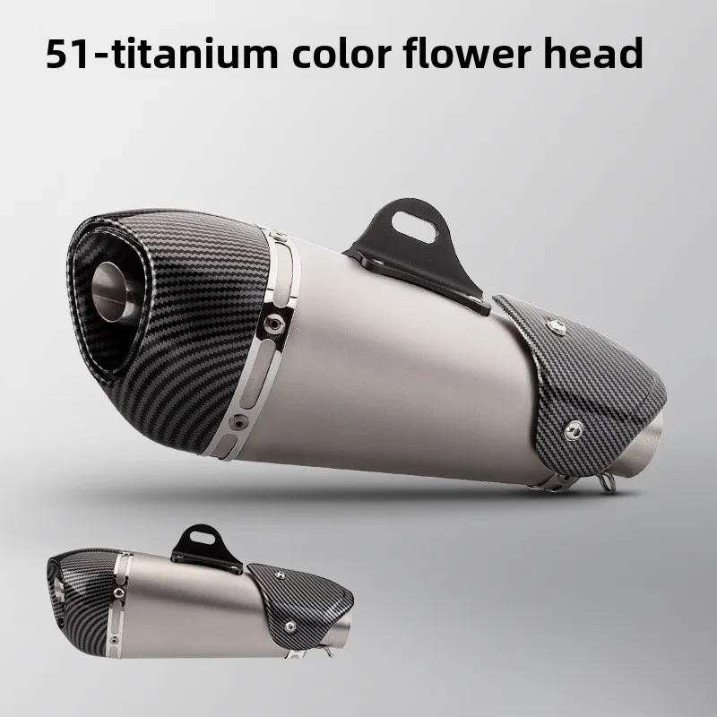 

Motorcycle Modified Carbon Fiber Exhaust Pipe ZX6R Ninja 400 Exhaust Pipe Factory Direct Sale