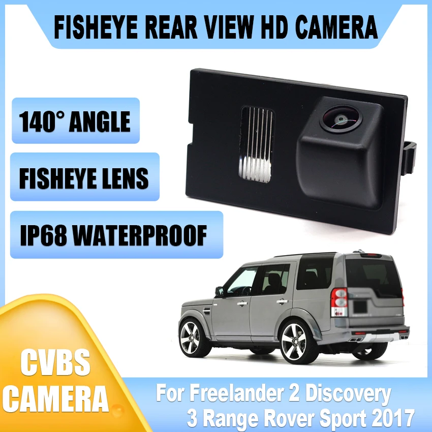 Fisheye Lens For Freelander 2 Discovery 3 Range Rover Sport 2017 CCD High Definition Waterproof Rear View Camera Accessories