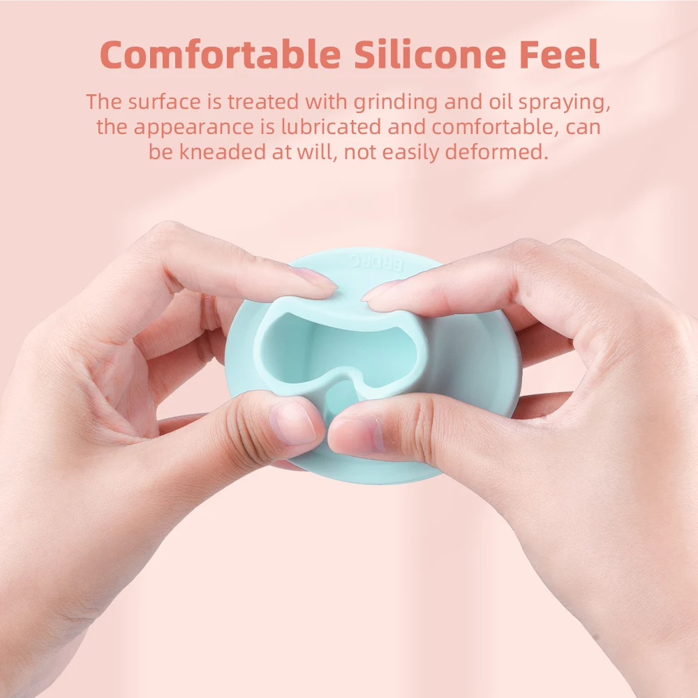 BRDRC Anti-slip Base for DJI Pocket 3 Silicone Non-slip Desktop Support Brackets Extension Base for Handheld Gimbal Accessory