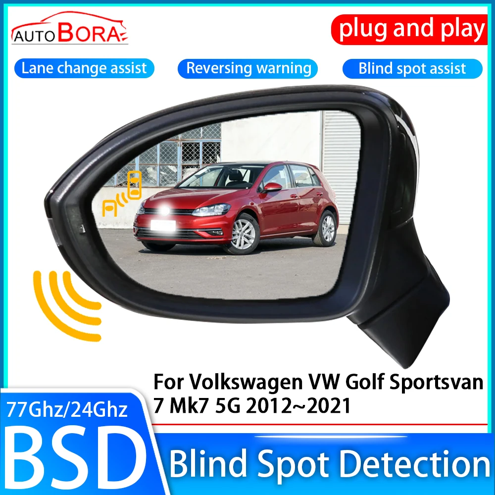 Auto implicitní doušek detekce systém BSD BSA senzor pohon zadní zrcadlo monitoring pro Volkswagen VW golf sportsvan 7 mk7 5G 2012~2021