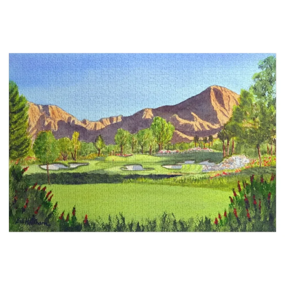 Indian Wells Golf Resort Celebrity Course 16th Hole Jigsaw Puzzle Wood Adults Jigsaw Custom Puzzle